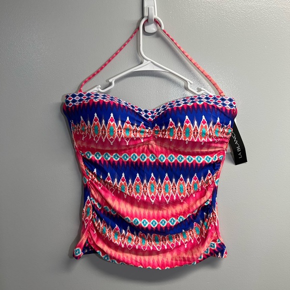 La Blanca Other - Nwt La Blanca Halter Aztec Print Swimsuit Top And Bottom - Size 12